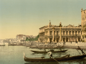 Gondolas and Piazzetta di San Marco, Venice, Italy Gondolas and Piazzetta di San Marco, Venice, Italy