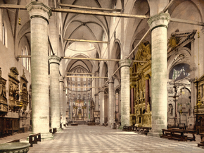 Interior of St. John and St. Paul's, Venice, Italy