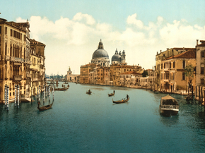 On the Grand Canal, Venice, Italy