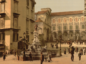 Piazetta Monteoliveto, Naples, Italy