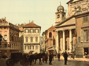 Piazza dell'Annunziata, Genoa, Italy