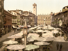 Piazza delle Erbe, Verona, Italy Piazza delle Erbe, Verona, Italy