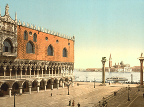 The Doges' Palace and the Piazzetta, Venice, Italy The Doges' Palace and the Piazzetta, Venice, Italy