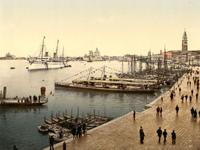 The Hohenzollern in Venice Harbor, Venice, Italy