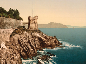 The tower, Nervi, Genoa, Italy