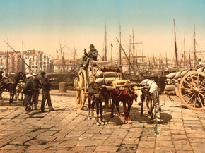 The wharf, Naples, Italy