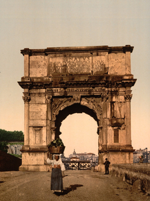 Triumphal Arch of Titus, Rome, Italy Triumphal Arch of Titus, Rome, Italy
