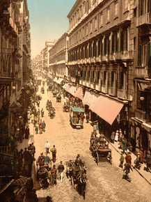 Via Roma, Naples, Italy