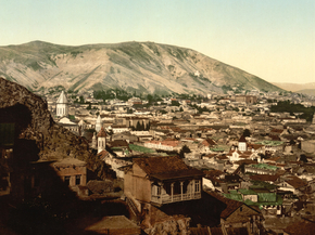 From the road to the fortress, Tiflis, Russia