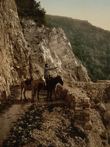 Near the Bagatski Bridge, Caucasus, Russia
