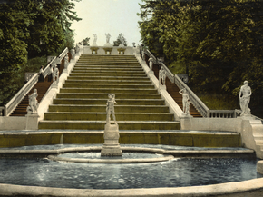 Peterhof golden stair, St. Petersburg, Russia