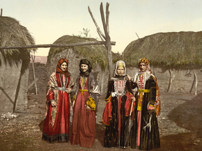 Russian types of Tartar, women of the Caucasus, Russia