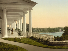 The terrace, Zarskoje-Selo, Russia