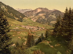 Airolo, general view, St. Gotthard Railway, Switzerland
