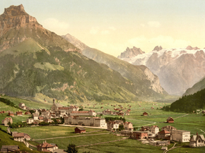 Engelberg Valley, general view, Bernese Oberland, Switzerland