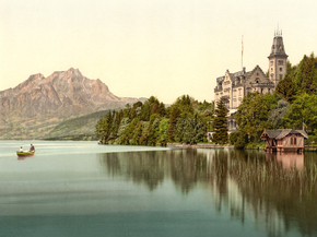 Hertenstein Schloss, Lake Lucerne, Switzerland