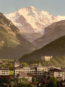 Interlaken, hotels, Bernese Oberland, Switzerland