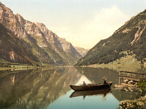 Klonthal Lake, Glarus, Switzerland