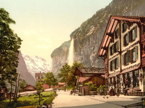 Lauterbrunnen Valley, Bernese Oberland, Switzerland Lauterbrunnen Valley, Bernese Oberland, Switzerland