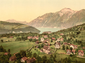 Morschach and Axenstein, Lake Lucerne, Switzerland Morschach and Axenstein, Lake Lucerne, Switzerland