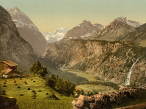 On the way to the Pantenbrucke, Glarus, Switzerland