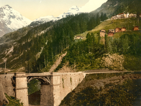 Simplon Pass, Berisal, Valais, Alps of, Switzerland