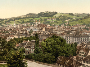 St. Gall, from Rosenberg, Switzerland