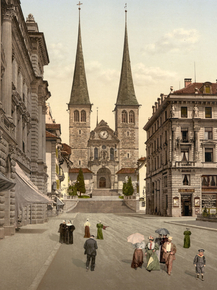 The cathedral, Lucerne, Switzerland