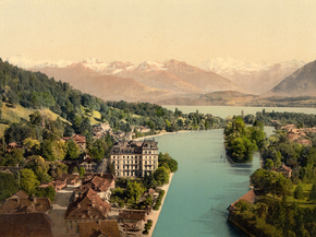 Thun, general view, Bernese Oberland, Switzerland Thun, general view, Bernese Oberland, Switzerland