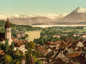 Thun, general view, Bernese Oberland, Switzerland