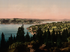 Bosphorus, view from Kuleli, Constantinople, Turkey