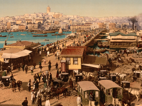 Kara-Keui, and view of Pera, Constantinople, Turkey Kara-Keui, and view of Pera, Constantinople, Turkey
