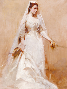 Abbott Handerson Thayer - A Bride | Эббот Хэндерсон Тейер