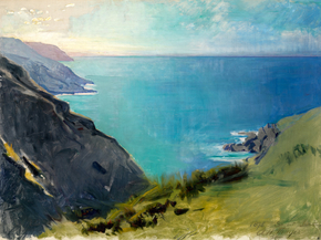 Abbott Handerson Thayer - Cornish Headlands | Эббот Хэндерсон Тейер
