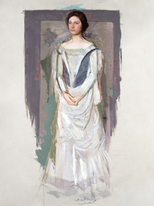 Abbott Handerson Thayer - Standing Woman | Эббот Хэндерсон Тейер