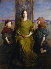 Abbott Handerson Thayer - Virgin Enthroned | Эббот Хэндерсон Тейер