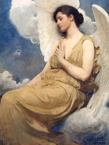 Abbott Handerson Thayer - Winged Figure | Эббот Хэндерсон Тейер