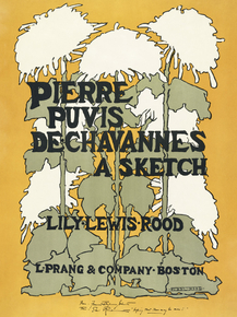 Ethel Reed - Pierre Puvis De chavannes, a sketch Lily Lewis Rood | Этель Рид