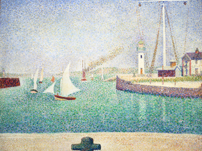 Georges Seurat - Entrance of The Port of Honfleur | Жорж Сёра
