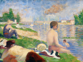 Georges Seurat - Bathers at Asnieres | Жорж Сёра Georges Seurat - Bathers at Asnieres | Жорж Сёра