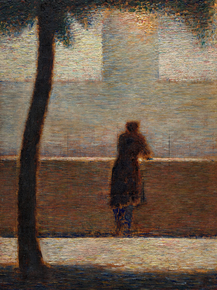 Georges Seurat - Man Leaning on a Parapet, 1881 | Жорж Сёра Georges Seurat - Man Leaning on a Parapet, 1881 | Жорж Сёра
