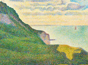 Georges Seurat - Seascape at Port-en-Bessin, Normandy, 1888 | Жорж Сёра