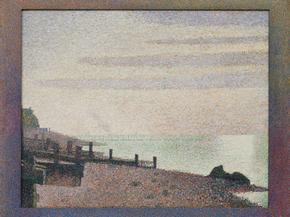 Georges Seurat - Honfleur, un soir, embouchure de la Seine | Жорж Сёра