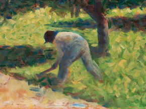 Georges Seurat - Peasant with a Hoe | Жорж Сёра