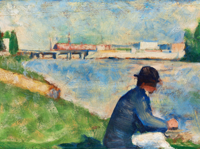 Georges Seurat - Study for Bathers at Asnieres | Жорж Сёра