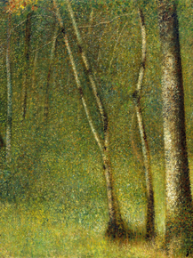 Georges Seurat - The Forest at Pontaubert | Жорж Сёра