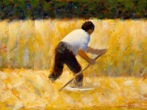 Georges Seurat - The Mower | Жорж Сёра