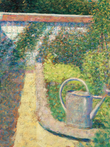 Georges Seurat - The Watering Can - Garden at Le Raincy | Жорж Сёра