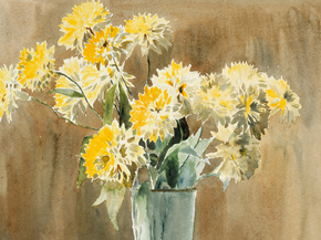 Hannah Borger Overbeck - Vase with Yellow Flowers | Ханна Боргер Овербек