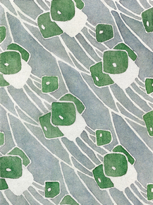 Hannah Borger Overbeck - Green Geometric | Ханна Боргер Овербек